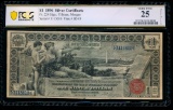 1896 $1 Educational Silver Certificate PCGS 25