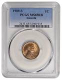 1909-S Lincoln Cent PCGS MS65RB
