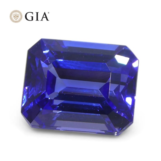 Large 5.77 Ct GIA Certified Natural Tanzanite