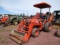 2001 KUBOTA B7500 TRACTOR/LDR/HOE, 4WD