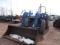 2008 NEW HOLLAND TD80D TRACTOR W/LDR,