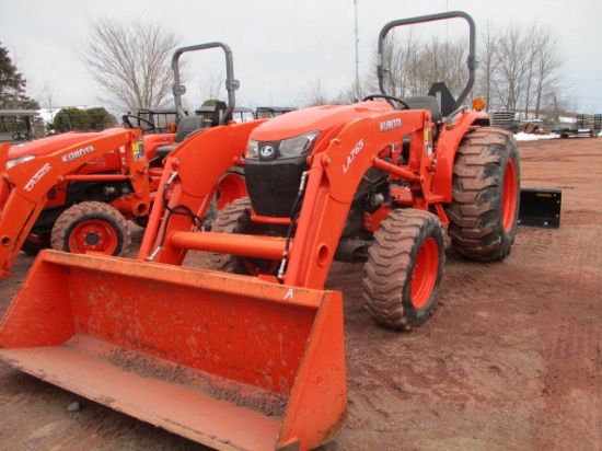 2015 KUBOTA L4701DT TRACTOR W/LDR,