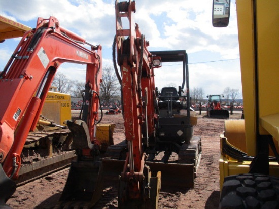 KUBOTA U35R1 EXCAVATOR, OROPS,