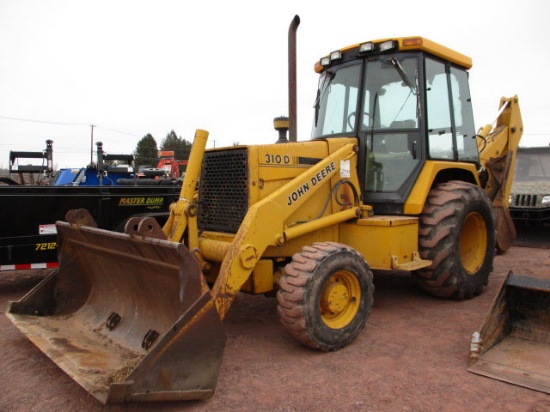 JD 310 D TRACTOR/LDR/HOE,
