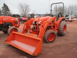 2015 KUBOTA L2501HST TRACTOR W/LDR,