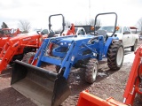 2007 NEW HOLLAND TC30 TRACTOR W/LDR,
