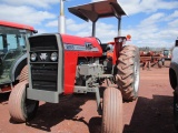 MF 255 DIESEL TRACTOR W/ROPS CANOPY,