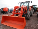 KUBOTA M135GX TR W/LDR & CAB, C/A/H,