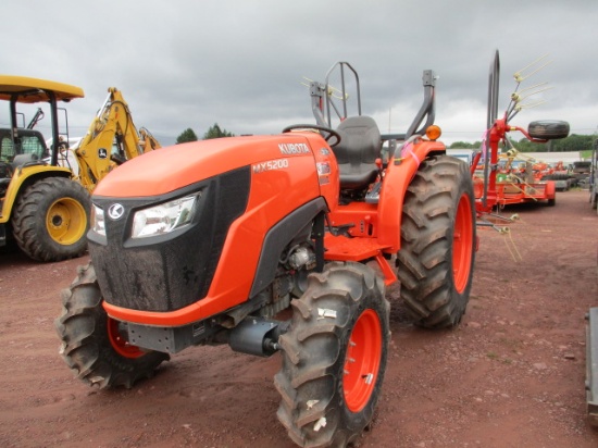 2016 KUBOTA MX5200DT TRACTOR, 4WD,