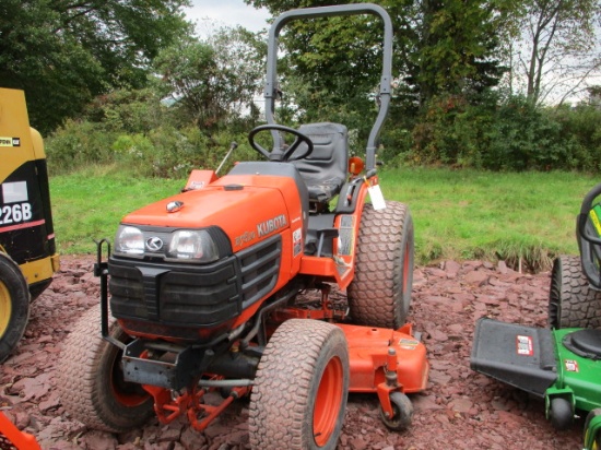 2007 KUBOTA B7510HSD-F TRACTOR W/MOWER,