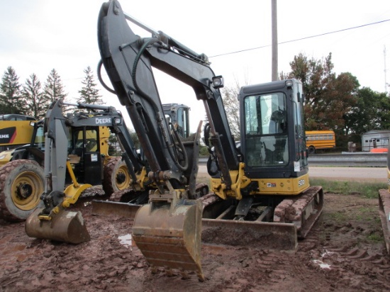 2007 JOHN DEERE 50D EXCAVATOR W/CAB
