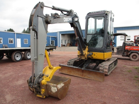 2007 JD 35D EXCAVATOR WITH C/A/H,