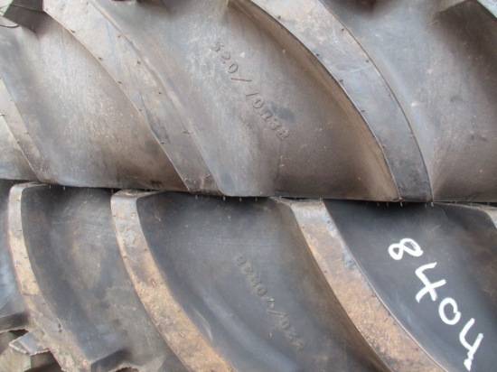 PAIR OF GOODYEAR DT812 AG TIRES,