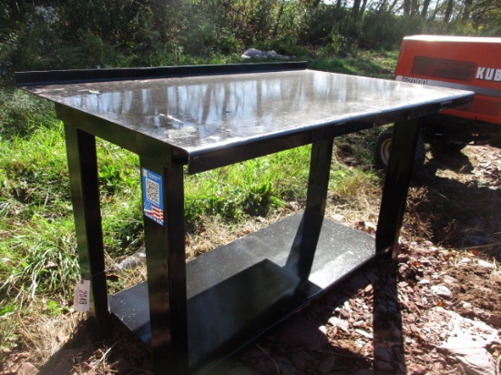 HEAVY DUTY STEEL WORK BENCH,