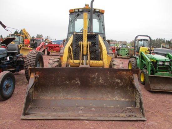 JD 410E TRACTOR/LDR/HOE,