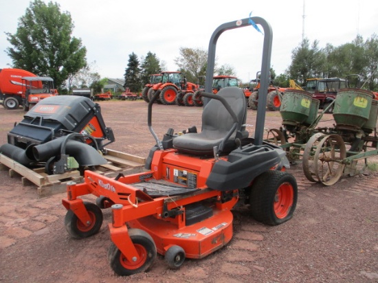 2015 KUBOTA Z122RKW-42 ZERO TURN MOWER,