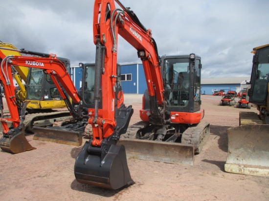 KUBOTA KX057-4R3AP EXCAVATOR W/CAB,