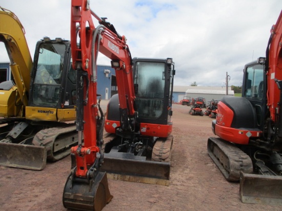 KUBOTA KX040-4R EXCAVATOR W/CAB, C/A/H,