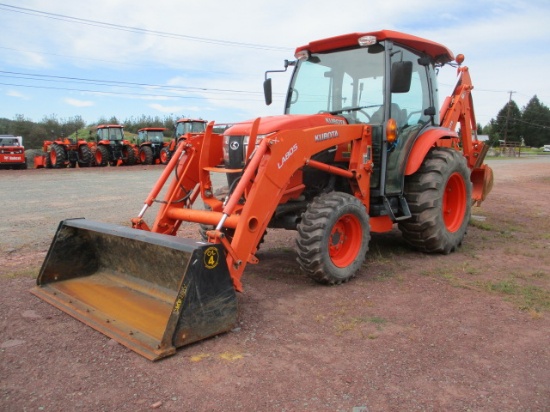 2015 KUBOTA L4060HSTC TR/LDR/HOE, 4WD,