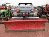 1987 CHEVY PICKUP TRUCK W/SNOW PL & TITLE,