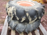 KUBOTA TIRES ON RIMS