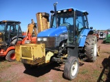 NH TS1100 TRACTOR W/SIDE & REAR MOWERS,