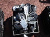 CRATE OF CASTER WHEELS