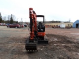 KUBOTA U35-4 EXCAVATOR, OROPS, HYD THUMB