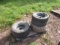 Set of 3 25x10.00-12 Tires