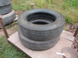 255/70R 22.5 set of 2 tires