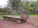 18' Bale King Steel Hay wagon