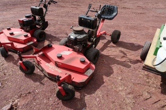 Encore 48" Walk Behind Mower W/ Sulky