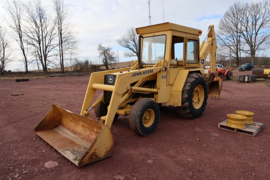 John Deere 410 Backhoe
