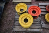 Three (3) 16.5X9.75 Skid Steer Rims