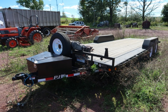 2016 PJ TFP2072BTTK+009865 Tilt Deck Trailer WITH TITLE
