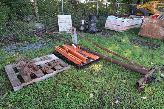 4 Shop Built Concrete Man Hole Hoists