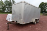 2004 Kristi 14FT Enclosed Trailer WITH TITLE