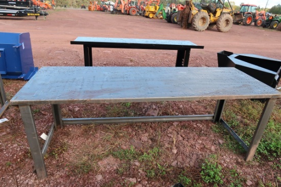 Brand New 30in. X 90 in. Steel Work Bench With 10ga Top