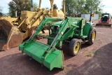 2001 JOHN DEERE 4200 TRACTOR W/LOADER