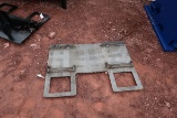 BRAND NEW SKID STEER PLATE W/ GUARD (5/16)