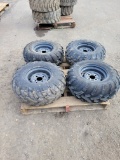 Set Of 4 25-10 X 12 RTVX Series Tires & Rims