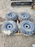 Set Of 4 25-10 X 12 RTVX Series Tires & Rims