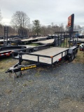 2020 PEQUEA TR8016TS TRAILER WITH TITLE