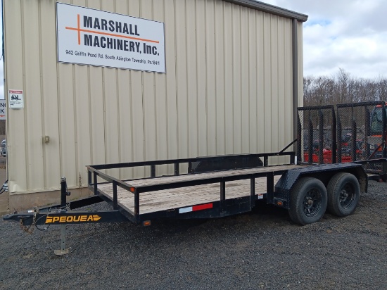 2021 PEQUEA TR8016TS TRAILER WITH MCO