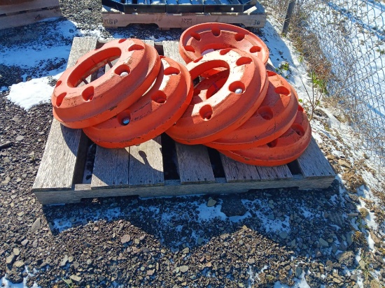Pallet of Large Wheel Weights