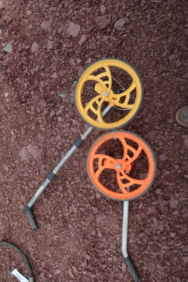 Pair Of Measuring Wheels