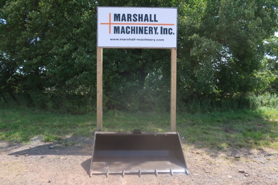 66 in. Skid Steer Bucket With Teeth