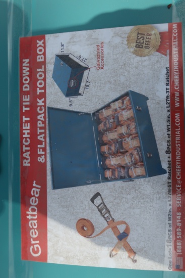 Unused 2024 Greatbear Ratchet Strap Set