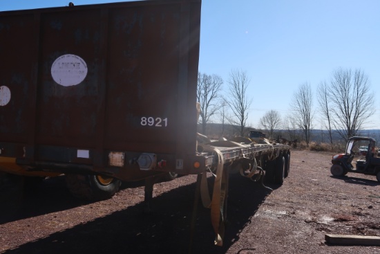 WABASH FLAT BED TRAILER WITH TITLE