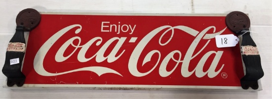 “ENJOY COCA-COLA” METAL SIGN